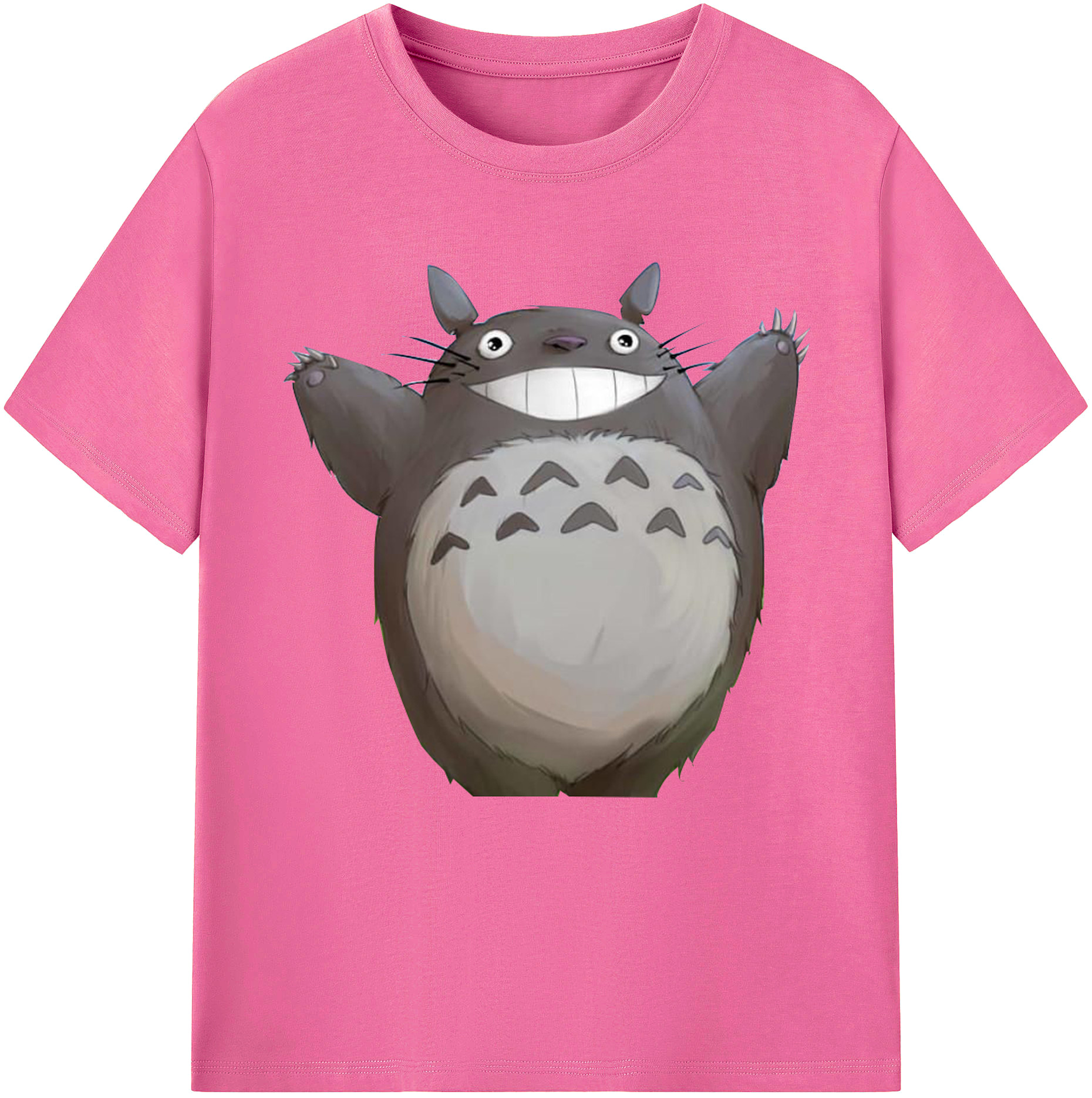 （画像用） となりのトトロ 草壁メイ 草壁サツキ My Neighbor Totoro Satsuki Kusakabe Mei Kusakabe レディースカジュアルプリントTシャツ（綿100％）